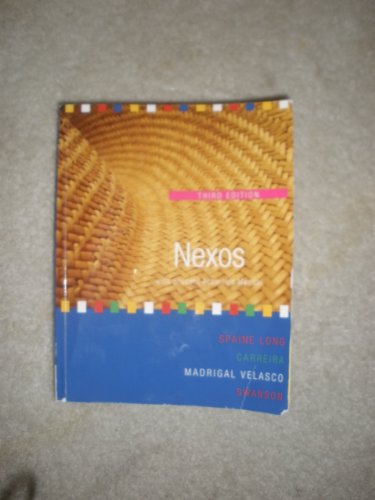 Imagen de archivo de Nexos, with Student Activites Manual a la venta por HPB-Red