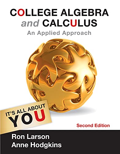 Beispielbild fr Bundle: College Algebra and Calculus: An Applied Approach, 2nd + Student Solutions Manual zum Verkauf von Palexbooks