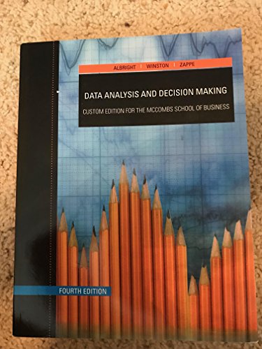 Stock image for Data Analysis and Decision Making - Select Chapters for sale by HPB-Red