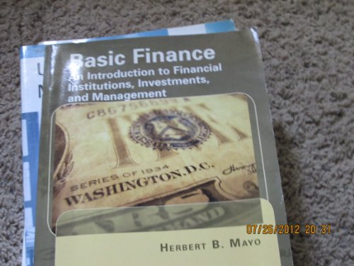 9781133870463: Basic Finance-An Introduction to Financial Institutions, Investments, and Management