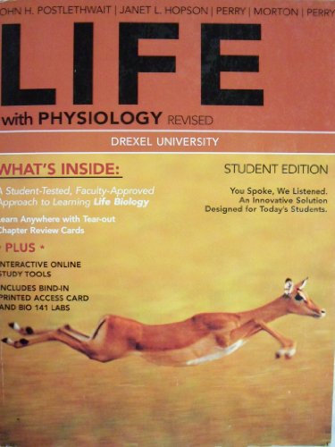 Stock image for Life with Physiology [Revised] (Drexel University) for sale by The Maryland Book Bank