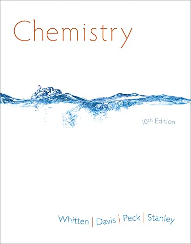 Imagen de archivo de Study Guide for Whitten/Davis/Peck/Stanley's Chemistry, 10th a la venta por SecondSale