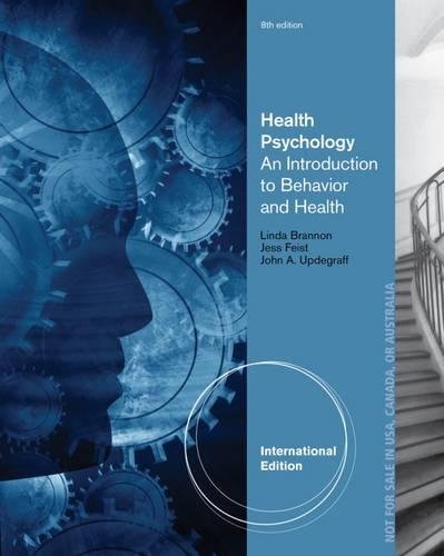 Imagen de archivo de Health Psychology: An Introduction to Behavior and Health a la venta por SecondSale