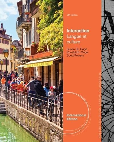 9781133934592: Interaction: Langue et culture, International Edition
