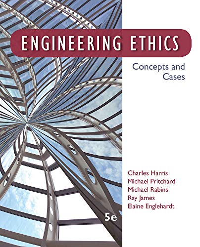 Beispielbild fr Engineering Ethics : Concepts and Cases zum Verkauf von Better World Books