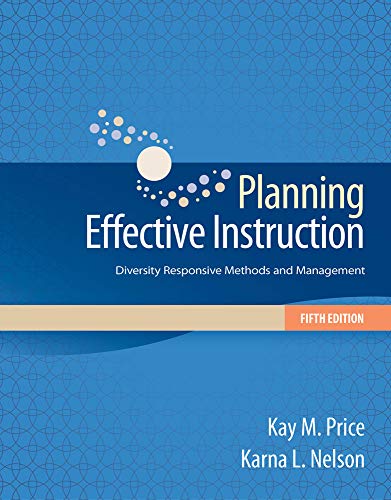 Stock image for Planning Effective Instruction: Diversity Responsive Methods and Management for sale by SecondSale