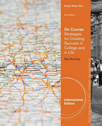 9781133937470: On Course, Study Skills Plus Edition, International Edition