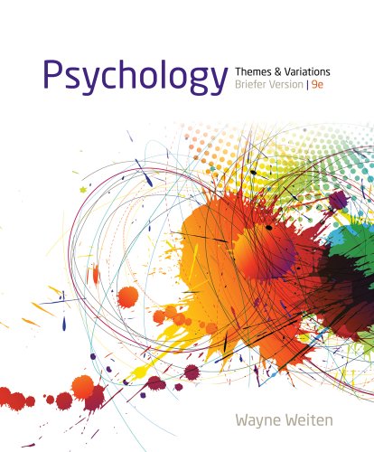 Stock image for Psychology: Themes and Variations, Briefer Version for sale by BookHolders