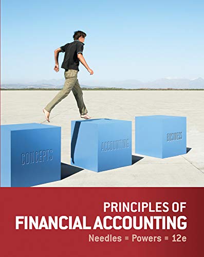 Imagen de archivo de Principles of Financial Accounting a la venta por SecondSale