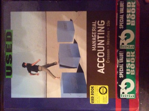 Stock image for Managerial Accounting for sale by ThriftBooks-Atlanta