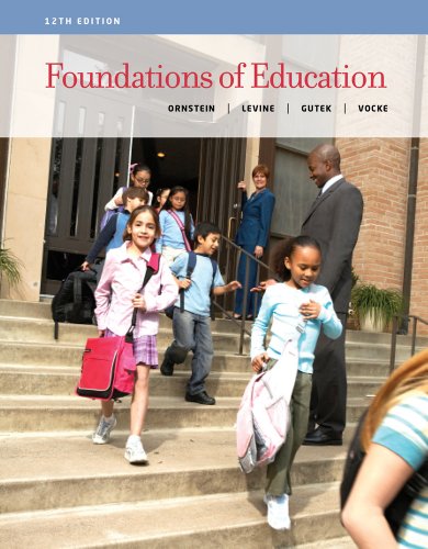 Stock image for FOUNDATIONS OF EDUCATION 12ED (PB 2014) for sale by Romtrade Corp.