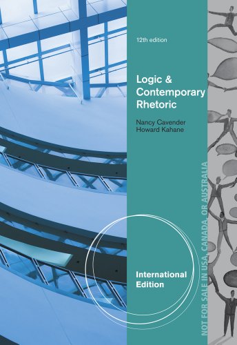 Beispielbild fr Logic and Contemporary Rhetoric: The Use of Reason in Everyday Life, International Edition zum Verkauf von Mispah books