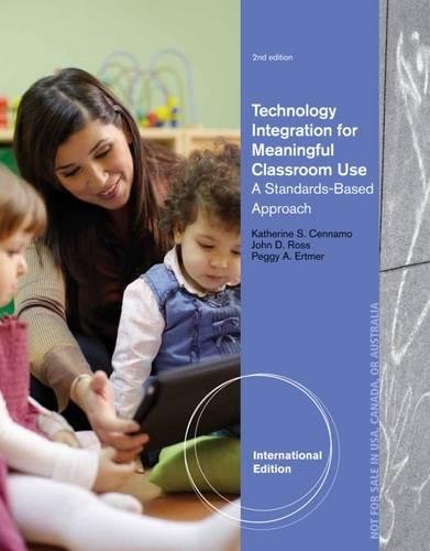 Imagen de archivo de Technology Integration with Meaningful Classroom Use: A Standards-Based Approach a la venta por BookHolders