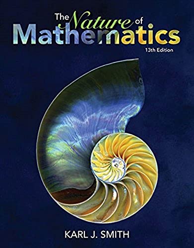 Imagen de archivo de Nature of Mathematics a la venta por Omega