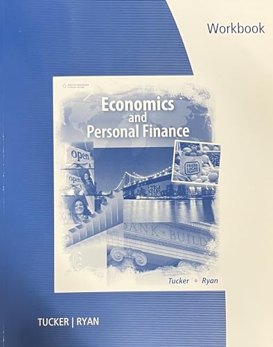 Workbook for Tucker/Ryan's Economics and Personal Finance (9781133947608) by Tucker, Irvin; Ryan, Joan