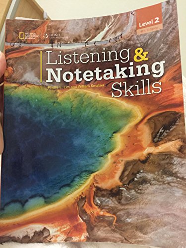 Imagen de archivo de Listening Notetaking Skills: Level 2, 4th Edition a la venta por Blue Vase Books