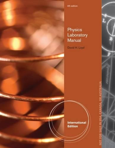 Stock image for Physics Laboratory Manual, International Edition for sale by Phatpocket Limited