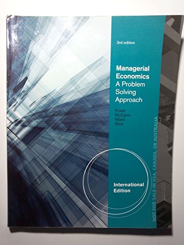 9781133951445: Managerial Economics, International Edition