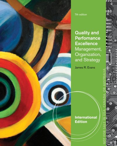 Beispielbild fr Quality and Performance Excellence, International Edition zum Verkauf von Ammareal