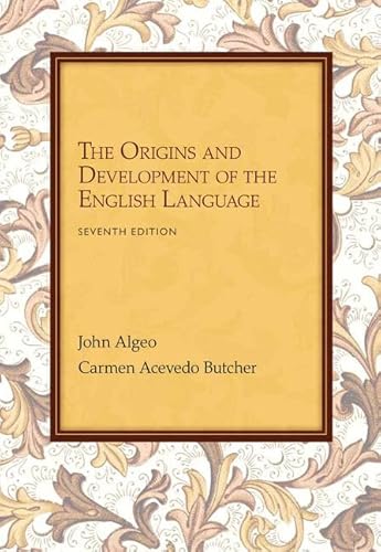 Beispielbild fr Workbook: Problems for Algeo/Butcher's The Origins and Development of the English Language, 7th zum Verkauf von BooksRun