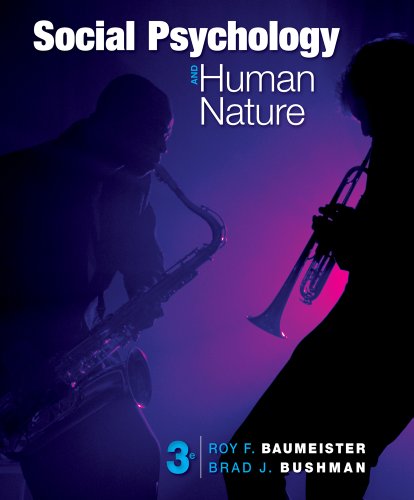Imagen de archivo de Cengage Advantage Books: Social Psychology and Human Nature, Comprehensive Edition a la venta por HPB-Red