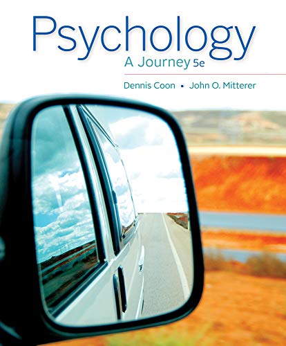 Psychology: A Journey (9781133957829) by Coon, Dennis; Mitterer, John O.