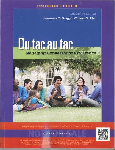 9781133958833: Du tac au tac: Managing Conversations in French (AIE)