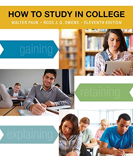 Beispielbild fr How to Study in College zum Verkauf von BooksRun