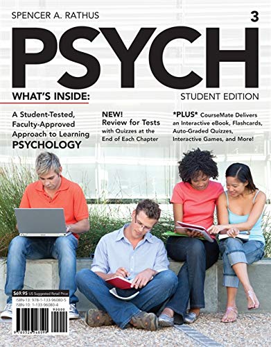 Stock image for PSYCH3 (with CourseMate Printed Access Card) (New, Engaging Titles from 4LTR Press) for sale by SecondSale
