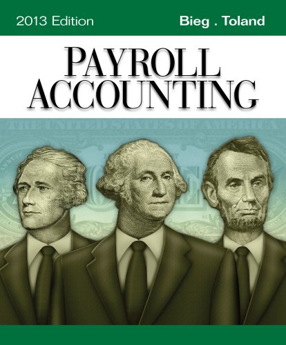 Beispielbild fr Payroll Accounting 2013 (with Computerized Payroll Accounting Software CD-ROM) zum Verkauf von SecondSale