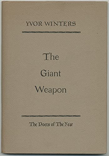 Stock image for Giant Weapon the Poets of the Year for sale by Gerry Kleier Rare Books