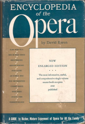 Stock image for Encyclopedia of the Opera for sale by HPB-Emerald