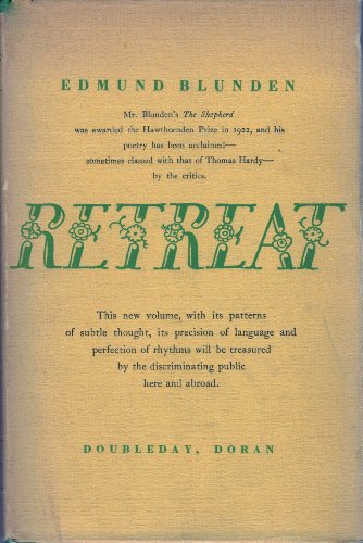Retreat (9781135562809) by Edmund Blunden