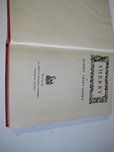 Stock image for Sherry for sale by Goldstone Rare Books