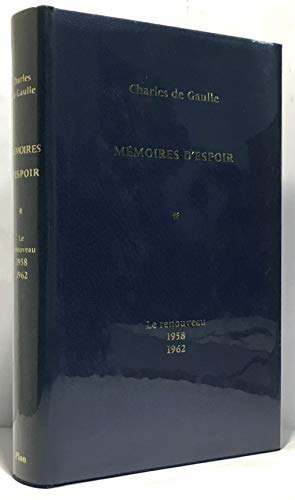 9781135672423: M‰MOIRES D'ESPOIR: LE RENOUVEAU (1958-1962) (VOLUME 1)
