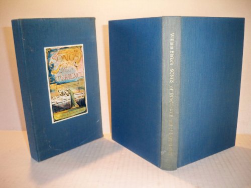 9781135732851: Songs of innocence and of experience: Shewing the two contrary states of the human soul, 1789-1794; the author & printer W.Blake