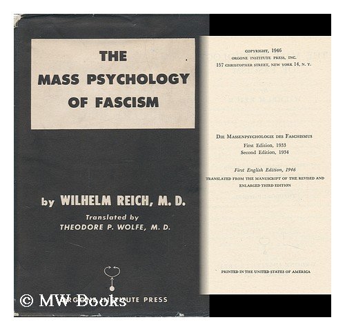 Stock image for Mass Psychology of Fascism for sale by Montana Book Company