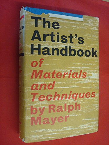 Stock image for The artist's handbook of materials and techniques for sale by Hay-on-Wye Booksellers