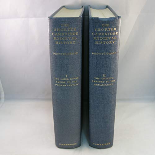 9781135836252: The Shorter Cambridge Medieval History, vol 1