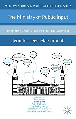 Stock image for The Ministry of Public Input: Integrating Citizen Views into Political Leadership for sale by Ria Christie Collections