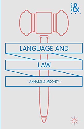 Imagen de archivo de Language and Law a la venta por Companion Books