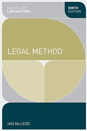 Stock image for Legal Method (Hart Law Masters, 18) for sale by GF Books, Inc.