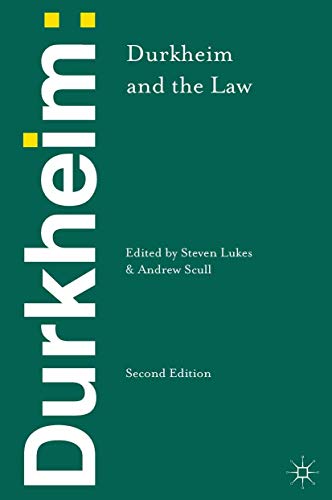 Beispielbild fr Durkheim and the Law zum Verkauf von WorldofBooks