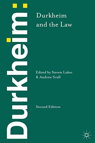 9781137031815: Durkheim and the Law