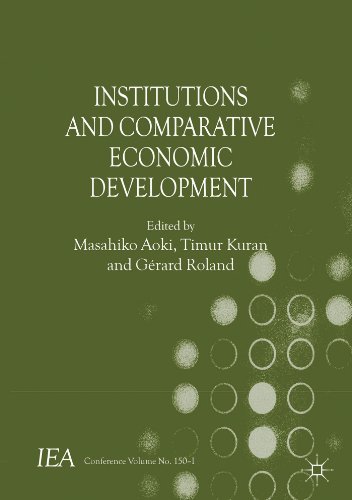 9781137034038: Institutions and Comparative Economic Development (International Economic Association Series)