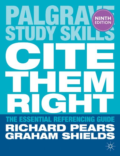 Stock image for Cite Them Right : The Essential Referencing Guide for sale by Better World Books