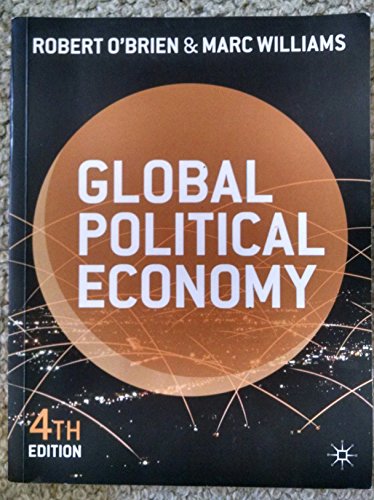 Global Political Economy: Evolution and Dynamics (9781137287366) by O'Brien, Robert; Williams, Marc