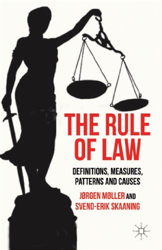 9781137320605: The Rule of Law: Definitions, Measures, Patterns and Causes