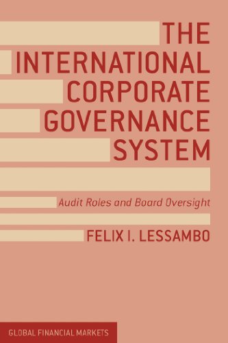 9781137360007: The International Corporate Governance System: Audit Roles and Board Oversight (Global Financial Markets)