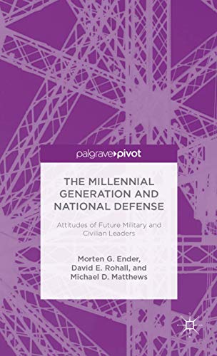 Imagen de archivo de The Millennial Generation and National Defense: Attitudes of Future Military and Civilian Leaders a la venta por ThriftBooks-Dallas